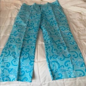 Lilly Pulitzer front zipper slacks